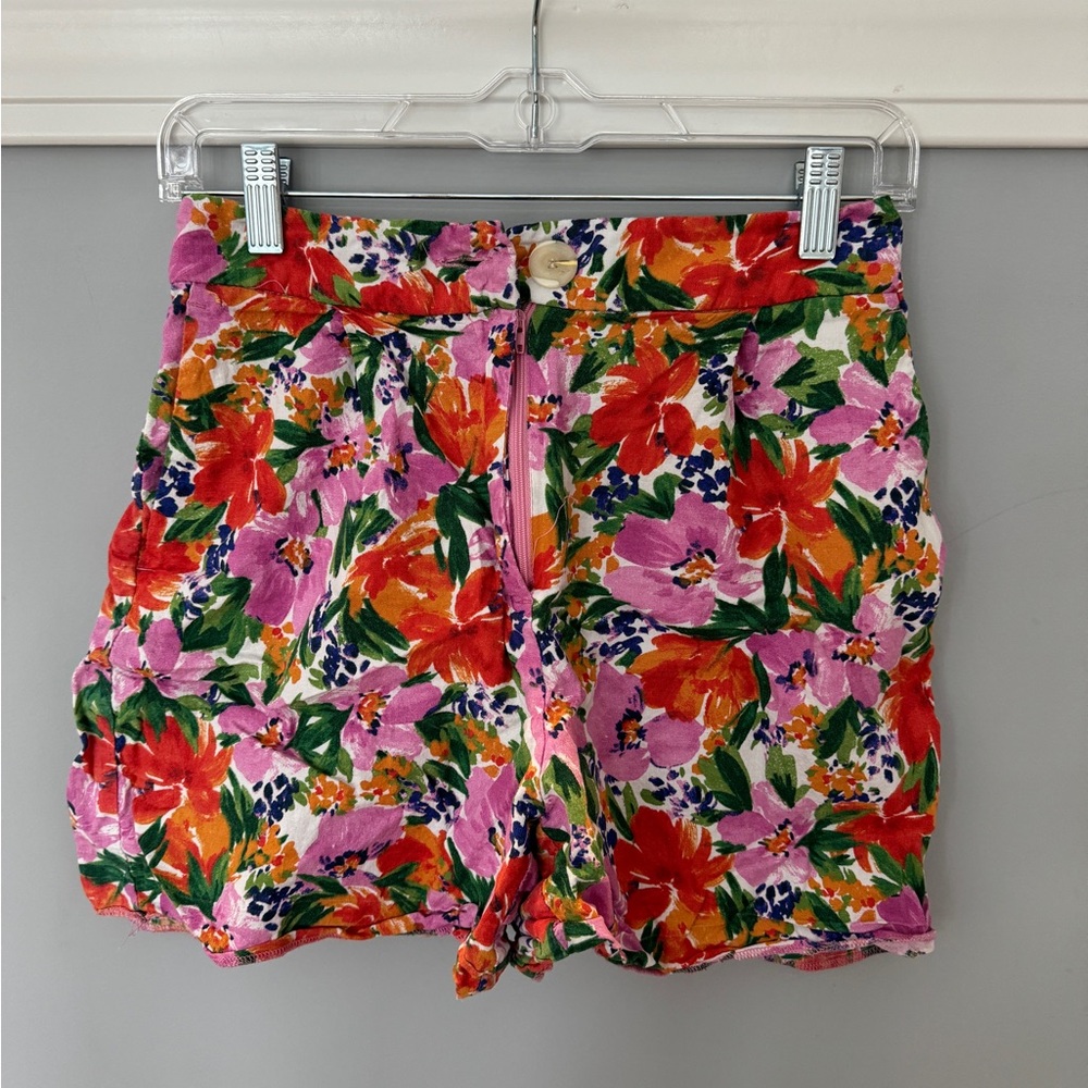 Zara Floral Women's Shorts, size S